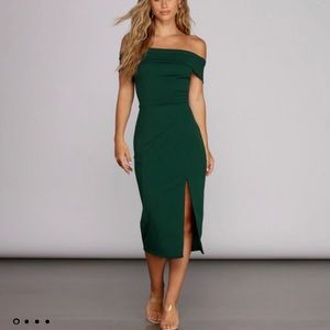 Bought for a wedding but chose a different dress instead. New with tags